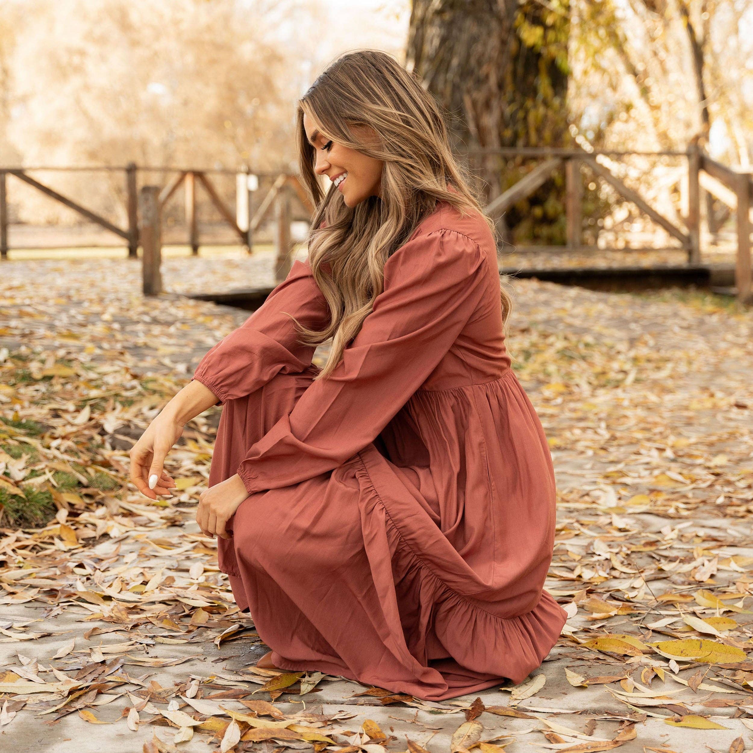 Ellis Dress - Dusty Rose